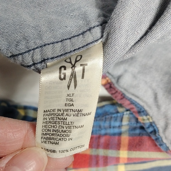 Good threads men's long sleeve button down shirt size XLT - Picture 6 of 14